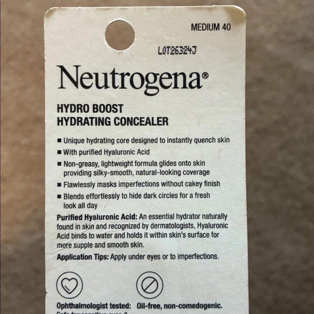 Neutrogena Hydrating Concealer Hydro Boost - #40 Medium